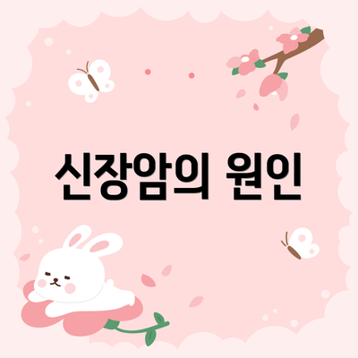 신장암의 원인