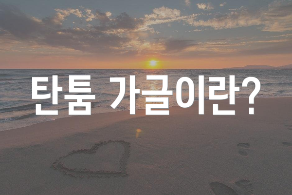 탄툼 가글이란?