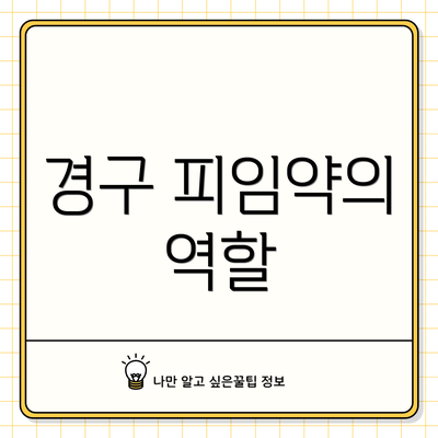 경구 피임약의 역할