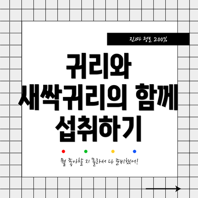 귀리와 새싹귀리의 함께 섭취하기