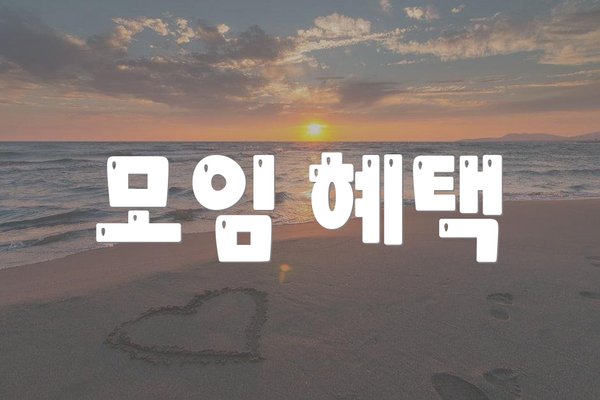 모임 혜택
