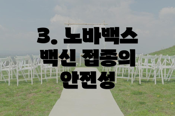 3. 노바백스 백신 접종의 안전성