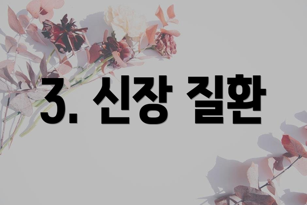 3. 신장 질환