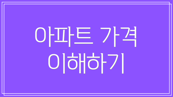 아파트 가격 이해하기