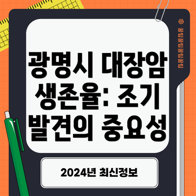 광명시 대장암 생존율: 조기 발견의 중요성