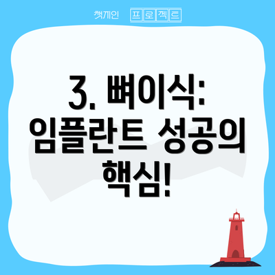 3. 뼈이식: 임플란트 성공의 핵심!