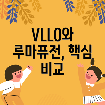 VLLO와 루마퓨전, 핵심 비교